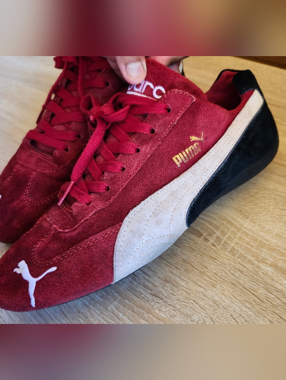 Sparco Puma Red Racing Shoes Size 9 Men's, For Real Racing and Sim Racing! - Picture 8 of 14